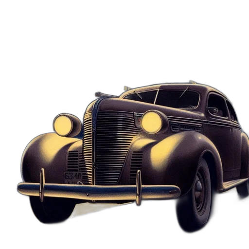 car, weapon, concept art, 3d render transparent PNG cut-out