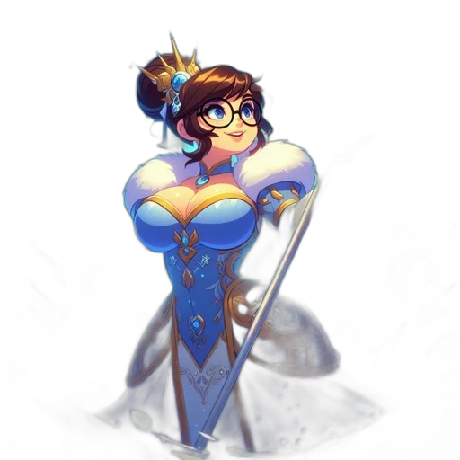 staff, sword, weapon, crown transparent PNG cut-out