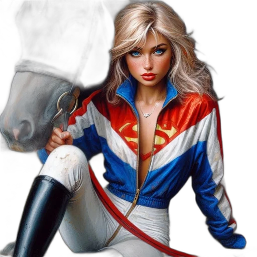 jacket, comic book art, concept art, fantasy art transparent PNG cut-out