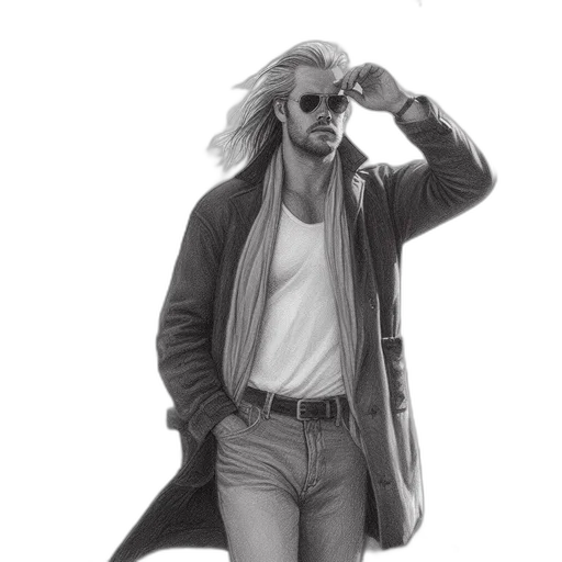 jacket, hair, hat, animal transparent PNG cut-out