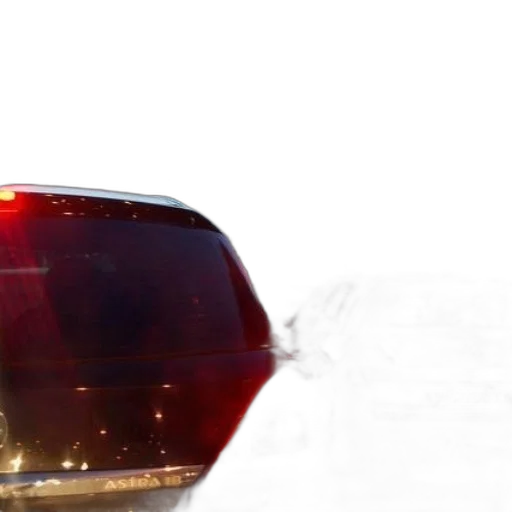 bottle, crown, car, 3d render transparent PNG cut-out