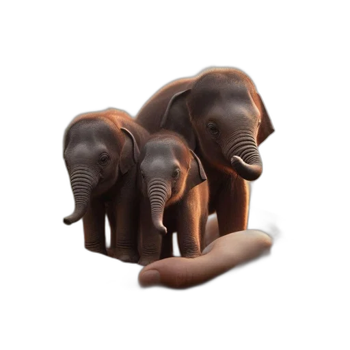 animal, creature, 3d render, concept art transparent PNG cut-out