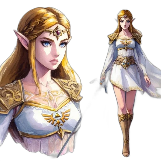 dress, concept art, fantasy art, pixel art transparent PNG cut-out