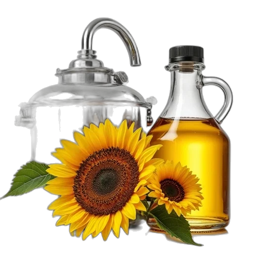 bottle, flower, photorealistic, 3d render transparent PNG cut-out