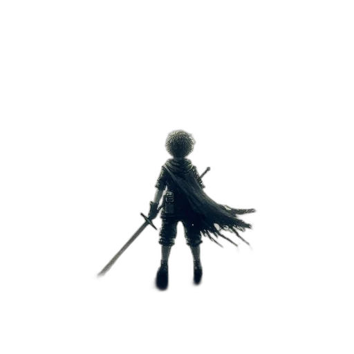 sword, staff, weapon, creature transparent PNG cut-out