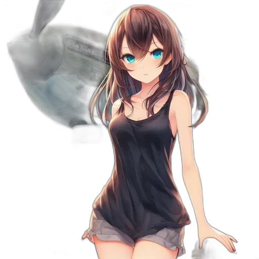 dress, robot, weapon, hat transparent PNG cut-out