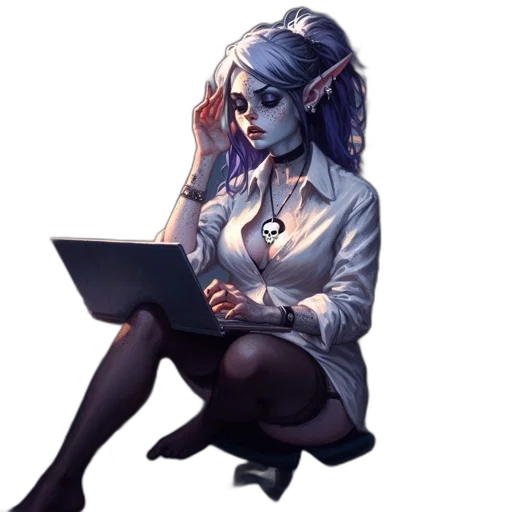 staff, fantasy art, concept art, pixel art transparent PNG cut-out