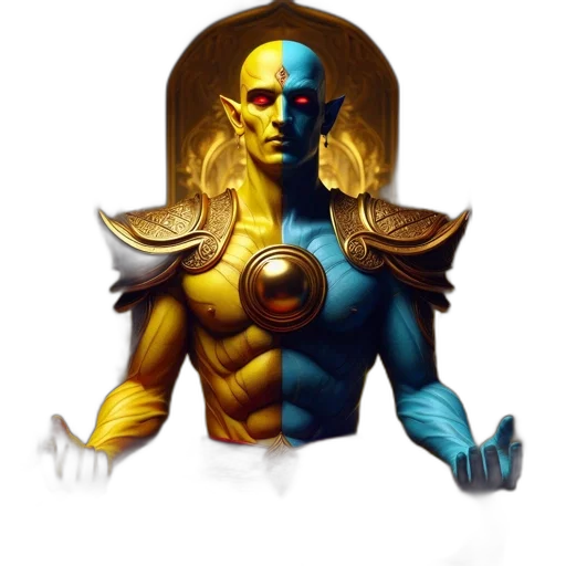 staff, mask, fantasy art, concept art transparent PNG cut-out