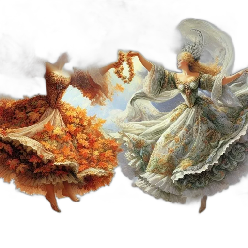 dress, fantasy art, concept art, photorealistic transparent PNG cut-out