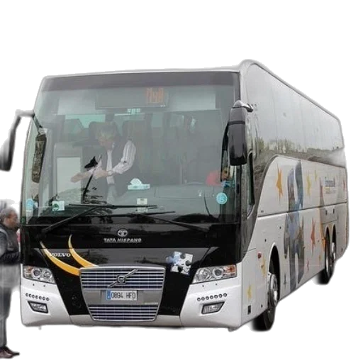 staff, white, bus, word transparent PNG cut-out