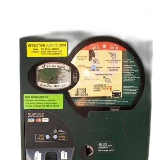 robot, parking, meter, instructions transparent PNG cut-out