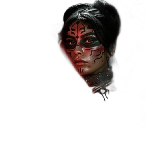 mask, face, crown, creature transparent PNG cut-out