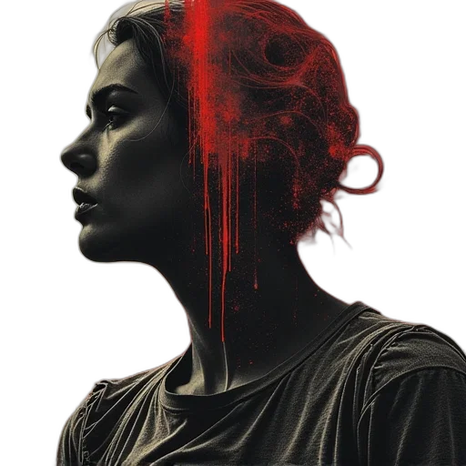 face, dress, concept art, pixel art transparent PNG cut-out