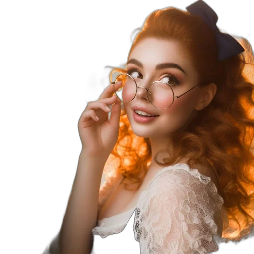 dress, face, hair, mask transparent PNG cut-out