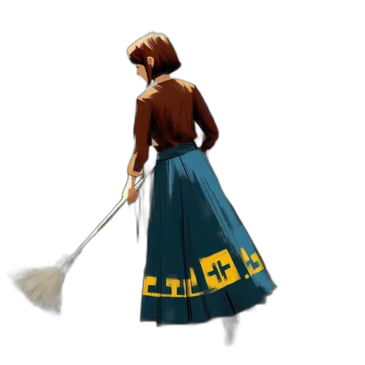 staff, dress, umbrella, sword transparent PNG cut-out