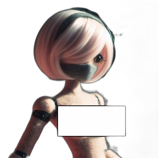 robot, dress, face, mask transparent PNG cut-out