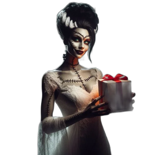mask, dress, concept art, 3d render transparent PNG cut-out