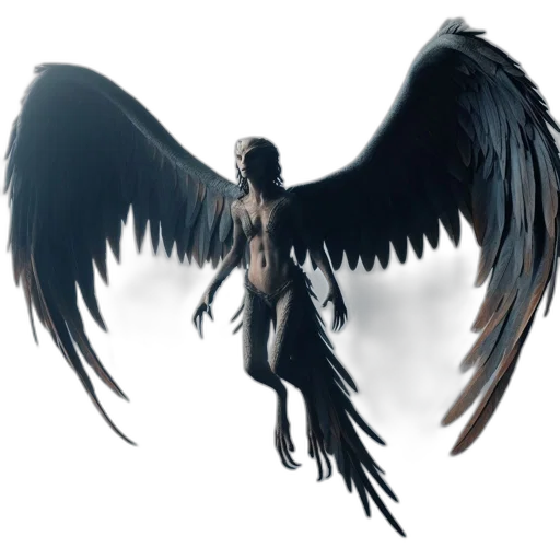 staff, creature, concept art, fantasy art transparent PNG cut-out