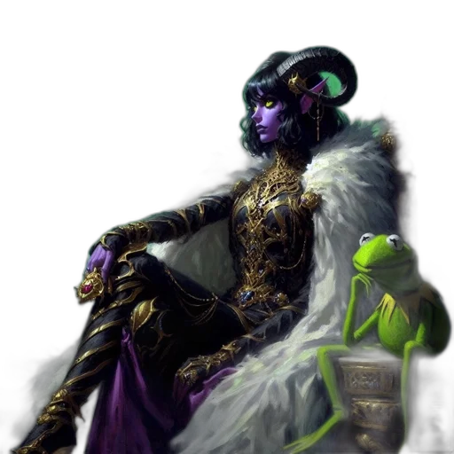 crown, dragon, staff, robot transparent PNG cut-out