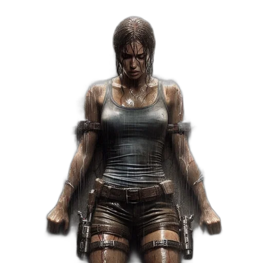 robot, dress, weapon, concept art transparent PNG cut-out