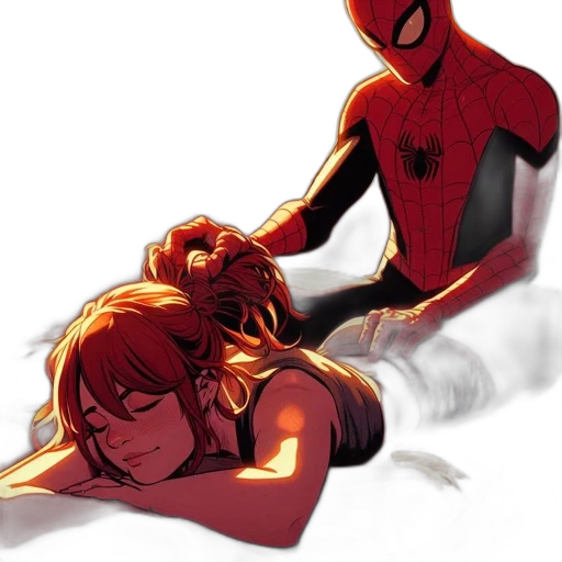 comic book art, concept art, anime, pixel art transparent PNG cut-out