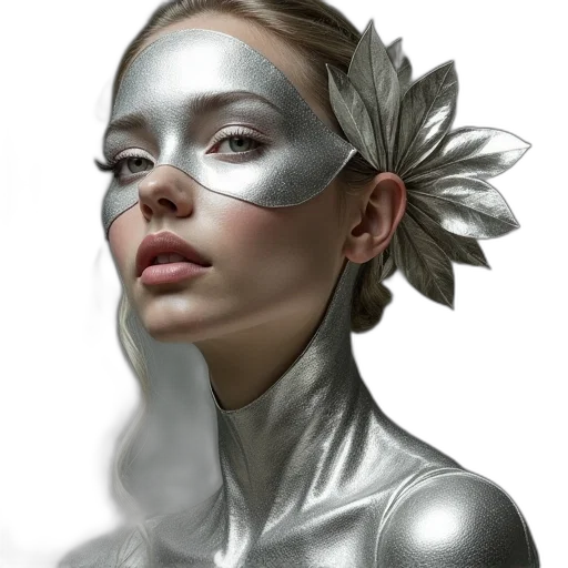 mask, robot, jewelry, face transparent PNG cut-out