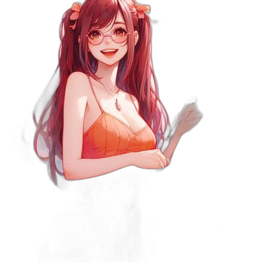 dress, staff, weapon, creature transparent PNG cut-out