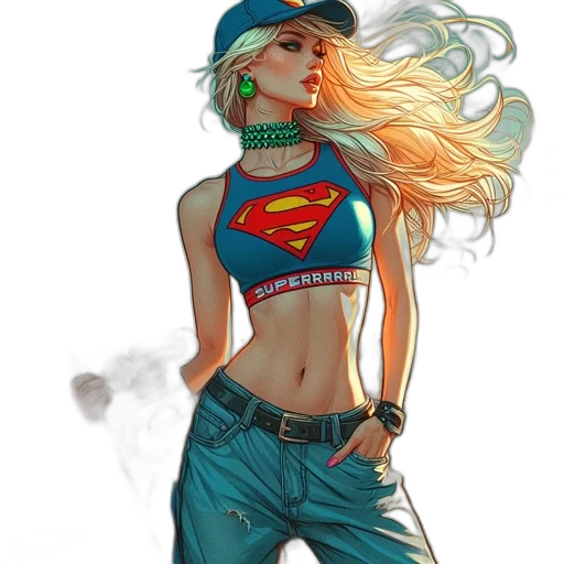 comic book art, concept art, fantasy art, cartoon transparent PNG cut-out