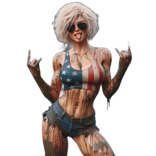 concept art, comic book art, pixel art, cyberpunk transparent PNG cut-out