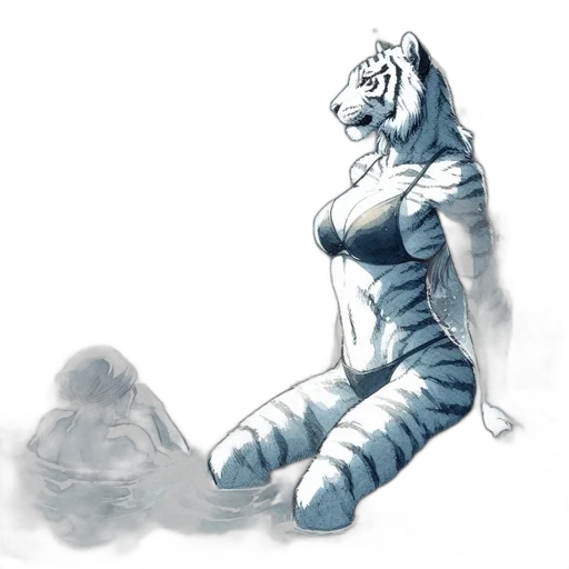 dress, creature, animal, concept art transparent PNG cut-out