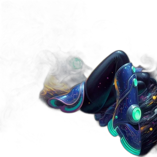 dragon, shoes, mask, weapon transparent PNG cut-out