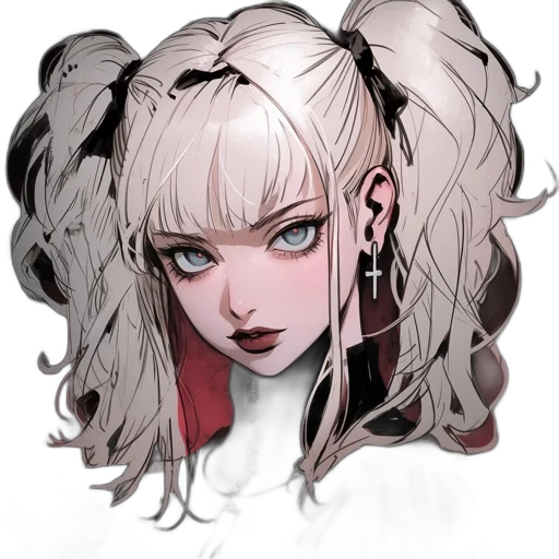 face, hair, staff, crown transparent PNG cut-out