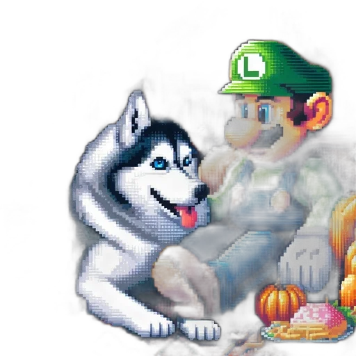 animal, pixel art, concept art, fantasy art transparent PNG cut-out