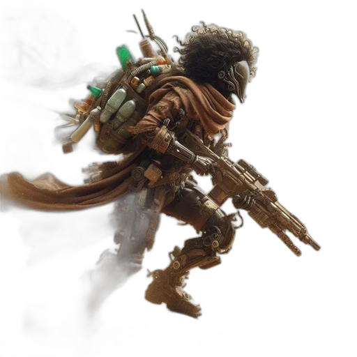 creature, weapon, staff, concept art transparent PNG cut-out