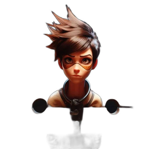 staff, robot, face, weapon transparent PNG cut-out