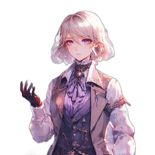staff, jacket, dress, crown transparent PNG cut-out