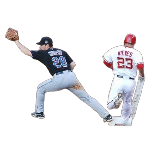 baseball, player, number, his transparent PNG cut-out
