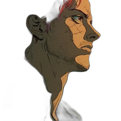 face, mask, staff, crown transparent PNG cut-out