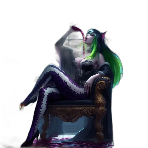 furniture, creature, dress, crown transparent PNG cut-out