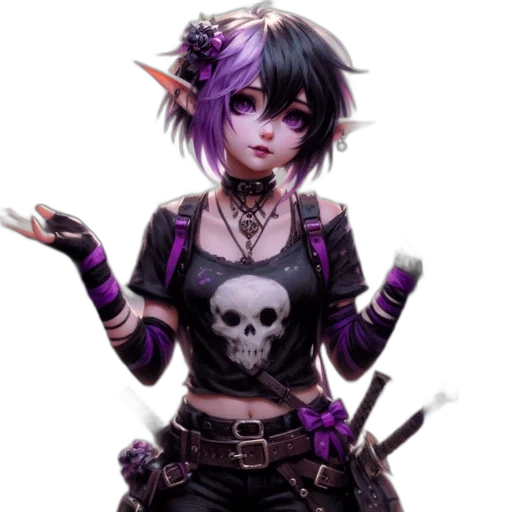 staff, fantasy art, concept art, cyberpunk transparent PNG cut-out