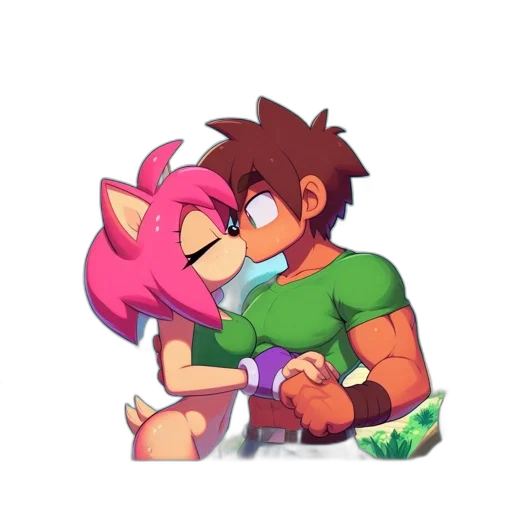 pixel art, concept art, cartoon, anime transparent PNG cut-out