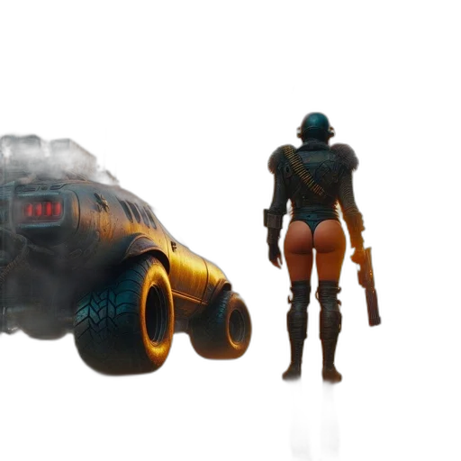 robot, car, weapon, creature transparent PNG cut-out