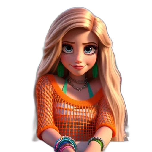 jewelry, dress, hair, face transparent PNG cut-out