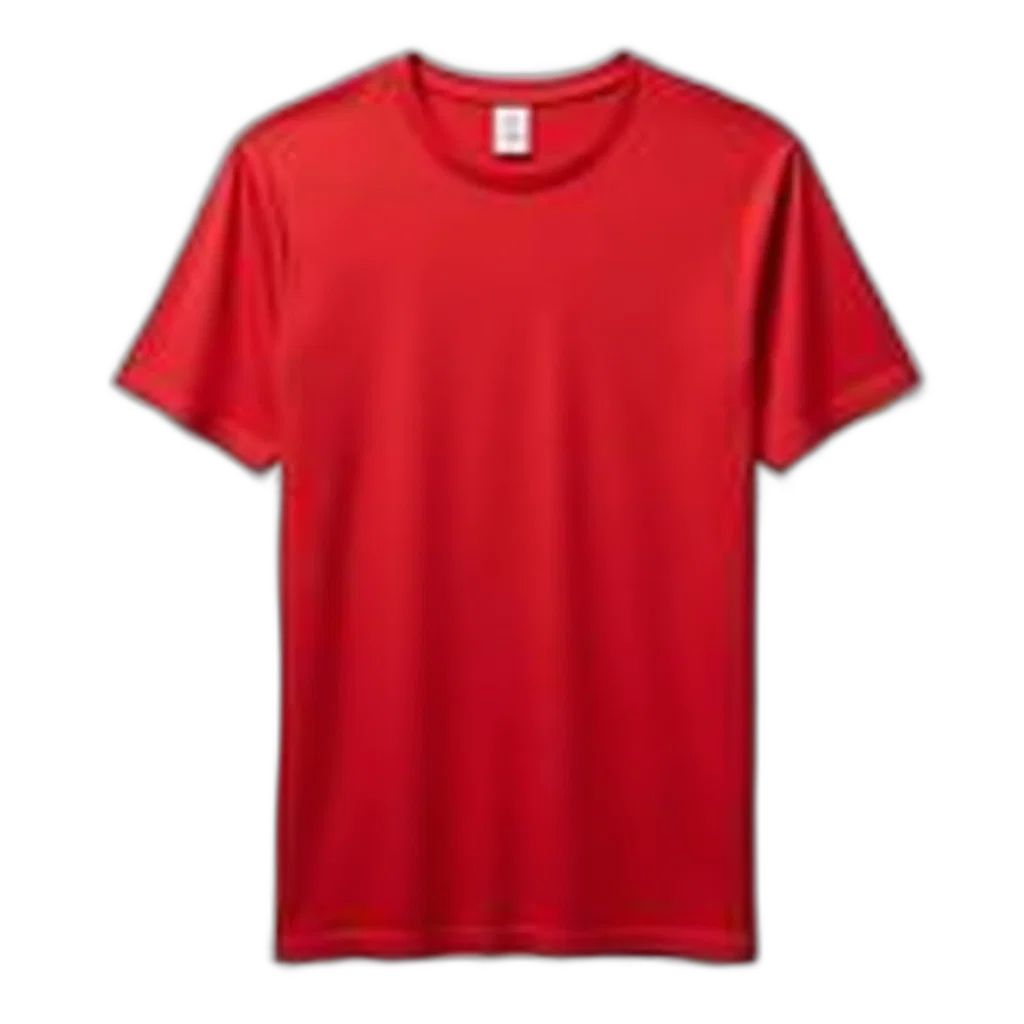 dress, red, t-shirt, plain transparent PNG cut-out