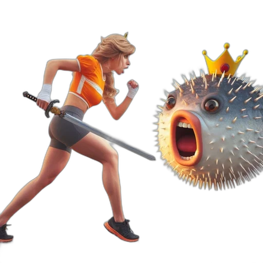 creature, weapon, concept art, 3d render transparent PNG cut-out
