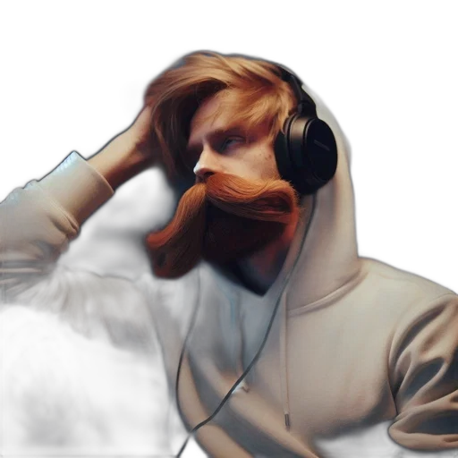 jacket, mask, face, staff transparent PNG cut-out