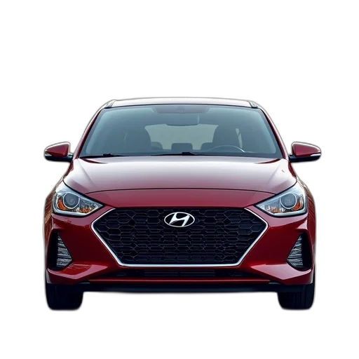 car, 3d render, 2020, hyundai transparent PNG cut-out