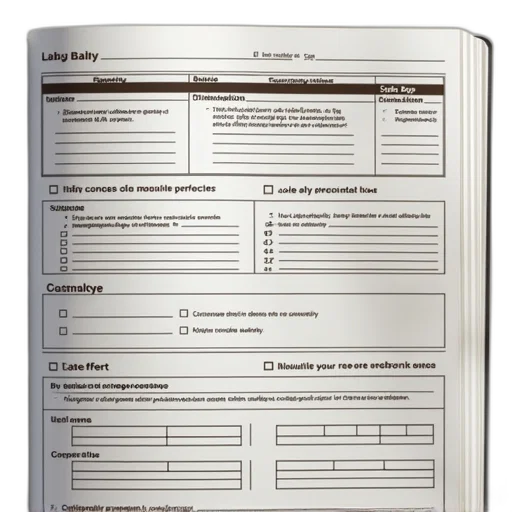 job, safety, worksheet transparent PNG cut-out