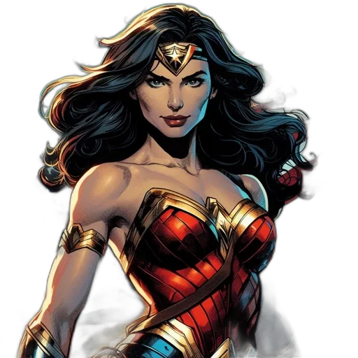 comic book art, concept art, illustration, portrays transparent PNG cut-out