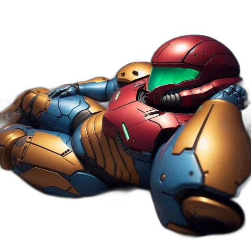 robot, weapon, concept art, 3d render transparent PNG cut-out